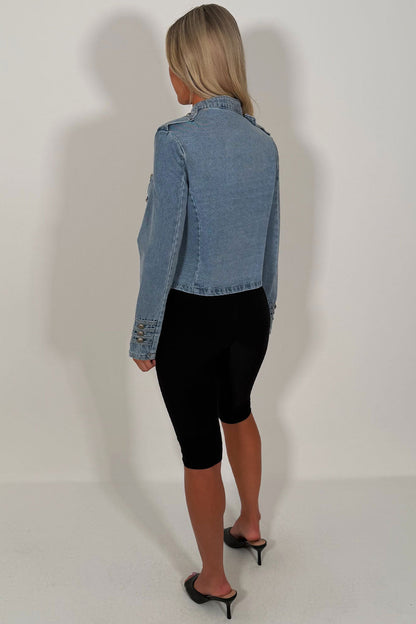 Denim Jacket With Buttons