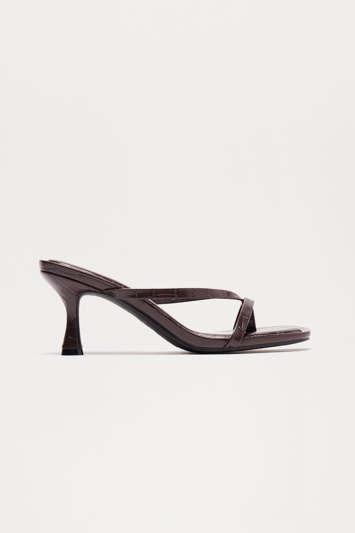 Panama Thong Mules - Black/Black