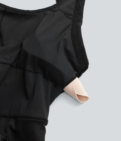 Lace 2-in-1 Mini Dance Active Dress with Pockets-Easy Peezy