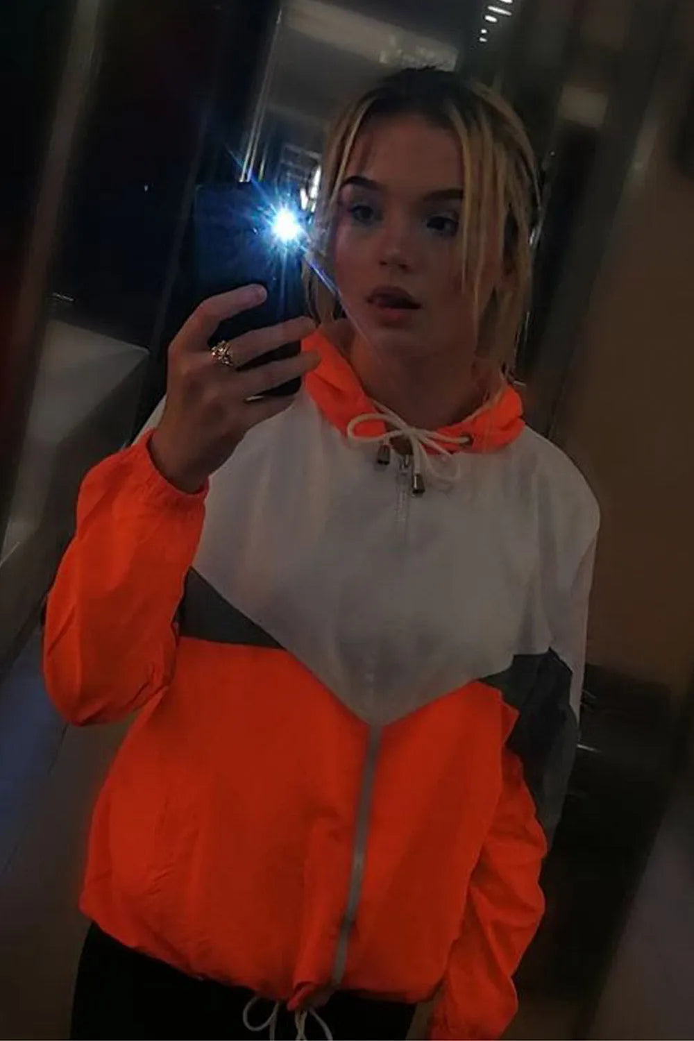 Hooded Windbreaker Sports Festival Jacket