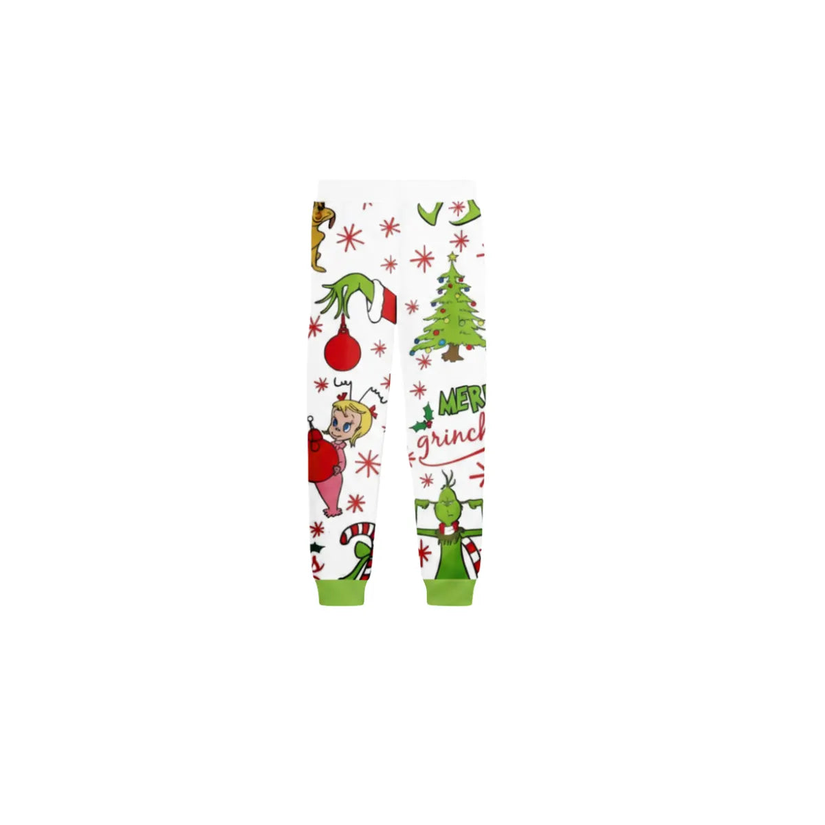 Holiday Family Christmas Pajamas Set With Cute Xmas Character Cartoon Design