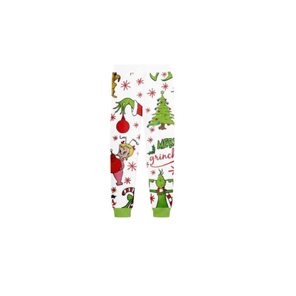 Holiday Family Christmas Pajamas Set With Playful Xmas Character Pattern Print