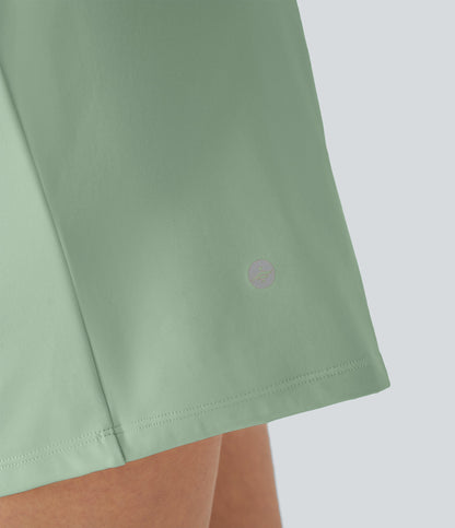 2026🔥UK Super High Waisted Back Pocket & Side Hidden Pocket 2-in-1 Yoga Shorts