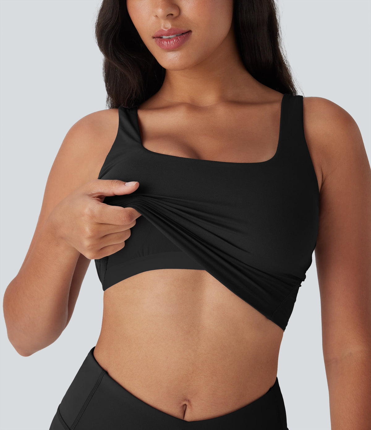 UltraSculptTM Cool Quick Dry Built-in Bra Yoga Tank Top-UPF 50+